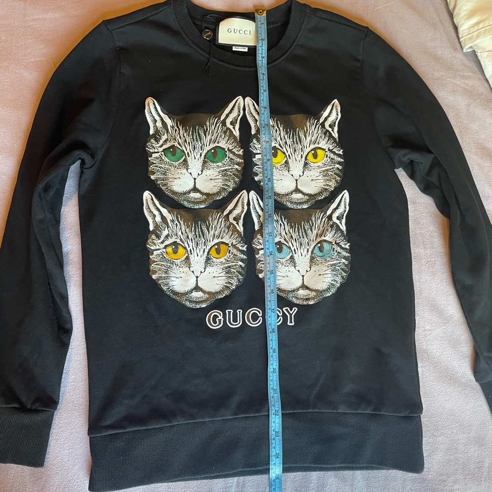 COPY - Gucci Cats black sweater sweatshirt M